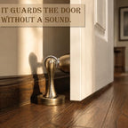 Solid Mental Magnetic Door Stop, Wall Mounted, Bronze - color: 1PC Bronze