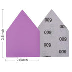 600 Grit Sandpaper, Triangle Sanding Sheets, Fits Milwaukee M12 Fuel Sander - style: 600 Grit
