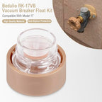 RK-17VB Vacuum Breaker Float Kit, Anti-Siphon Wall Faucet Repair Kit, Anti Siphon Valve Repair Kit, Compatible with Woodford Model 17 (4 Packs) - size: RK-17VB