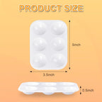 Plastic Round Paint Pallet Tray Painting Palettes Bulk 100Pcs