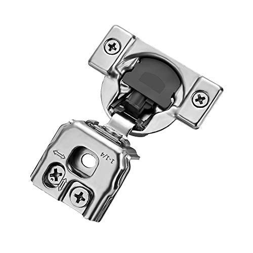 Soft Close Hinges for Kitchen Cabinet Hinges, 1-1/4 Inch Overlay, 10 Pack - size: 1-1/4 inch Overlay