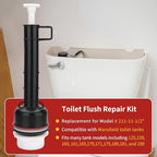 Toilet Flush Valve Replacement Set for Mansfield 211,160 Series