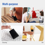 Mister Rui Mini Paint Roller Kit 22 Pieces, 4" 2" Paint Rollers Foam Brush