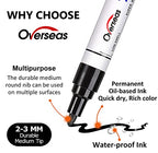 Overseas Light Purple Paint Pens Permanent Markers, 2 Oil Based Makrers - color: Light Purple