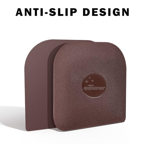 Pan Scraper, 10 Pcs Plastic, Non Scratch for Cast Iron, Pot and Pan Cleaning, Sturdy Scraper Kitchen Tool - color: Brown, size: 10 Pcs