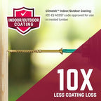 GRK Fasteners R4#9 x 2-3/4 Inch, Multi-Purpose Framing Screws, 480 PCS, Rust Resistant Climatek Coating, Outdoor Fencing and Deck Screws, Fast Bite Tip, Star Drive Recess, T-25 Bit Included, Gold - size: #9x2-3/4" 480 count