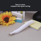 Magnetic Staple Remover, Ergonomic Design Staple Puller Remover Tool, Easy Staple Extraction, White, Suitable for Office, School, Home