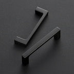 Ravinte Matte Black Square & Solid Cabinet Handles,3-1/2 Inch,15 Pack - size: 3-1/2 Inch Hole Center