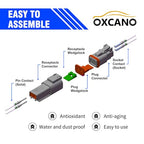 3 Sets Deutsch 2 Pin DT Connector Waterproof Electrical Wire Connector - style: 3 Sets 2 Pin