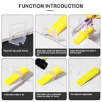 Tile Leveling System Clips 1/32" 2500 Pcs DIY Tiles Leveler Spacers Tile Leveling System for Professional Ceramic Tile and Stone Installation - size: 1.0mm-tile leveling clips