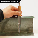 5-Piece Nail Setter Dual Head Nail Set & Dual Head Center Punch & Hinge Pin Remover Punch Set, Nail Setter Features 1/8-in, 3/16-in, 1/16-in, 1/32-in & Trim Nail Punch with Retaining Clip - style: 5pcs(Nail Setter & Hinge Pin Punch & Finish Nail Punch)