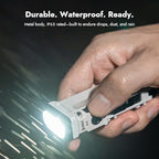 WUBEN X4 Flashlight Rechargeable,EDC Light with Multi-Mode RGB Light - color: Black