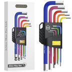 AMTOVL Hex Key Set, 9PCS Metric Allen Key Set, 1.5-10MM, Long Hex End - size: 9 PCS HEX SET