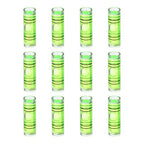 HARFINGTON 12pcs Mini Cylindrical Bubble Spirit Level Vials 9.5x30mm - size: 9.5x30mm