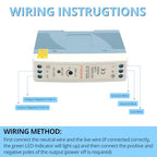 MAKERELE 24V MDR DIN Rail Power Supply 20W - style: 20W-24V