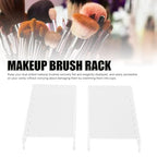 Pilipane 2PCS Makeup Brush Holder Clear Acrylic Horizontal Brush Drying Rack Organizer for Paint Brushes Vanity Table Accessory