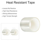 uxcell Clear Heat Tape, 1 Roll 100mmx33m 108ft High Temperature Heat Resistant Tape for Sublimation,Heat Vinyl Press,Heat Transfer, Circuit Board, No Residue - color: Clear, size: 100mmx33m