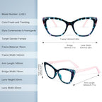 3 Pack Oversized Reading Glasses for Women with Spring Hinge - color: 4 Pack Mix C2*