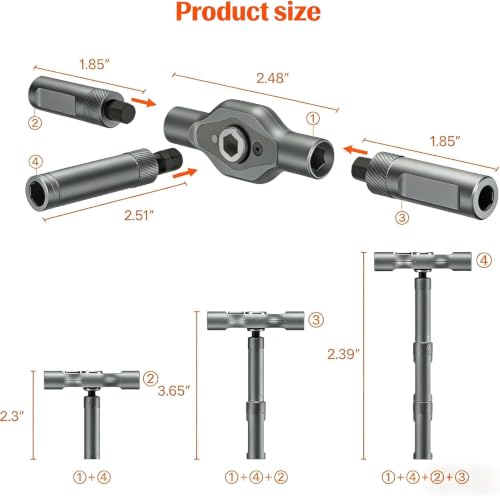 Asnish 24 in1 Magnetic Screwdriver Set Mini Precision Screwdriver Set - color: Black-gray, size: 24 In 1