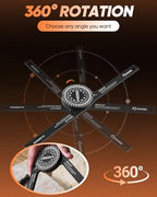 Saker Miter Saw Protractor 7-Inch Aluminum Protractor Angle Finder Black - style: 1 Pack