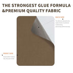 Azobur Sofa Repair Patch, 6 Piece Microfiber Patches, Self-Adhesive Patch Repair for Fabric Sofas, Luxurious Look, Quick Fix (Brown) - color: Brown