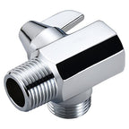 Shower Arm Diverter Valve for Hand Showerhead, Chrome - color: ‎Chrome