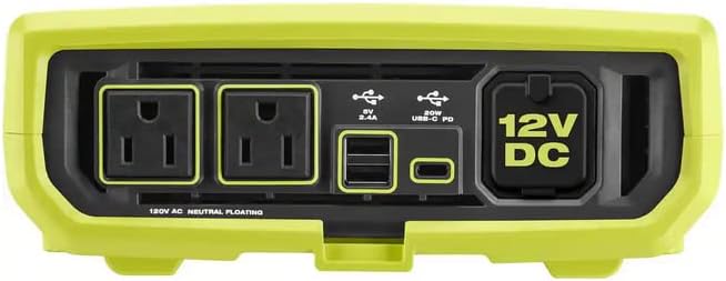 Open Box - RYOBI ONE+ 18V 1000-Watt Max 12-Volt Automotive Power Inverter