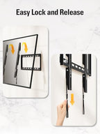 Mounting Dream TV Mount Fixed for 26-60 Inch TVs, TV Wall Mount TV Bracket - size: Fixed for 26"-60" TV