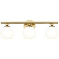 Open Box - Z-Lite 1100-3V-MGLD - Bathroom Fixtures Indoor Lighting