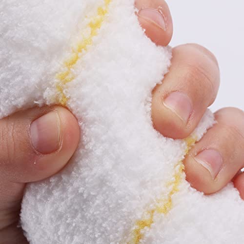 Bates- Paint Roller Covers, 9 Inch, 5 Pack 1/2" Nap - color: Yellow Stripes, size: 9 Inch, 5 Pack