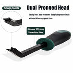 Heavy Duty Upholstery Staple Remover Puller Tool, Black Green - color: Black Green