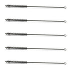 Steel Wire Tube Brushes, Stainless Steel, 0.5" Diameter, 12" Length, 5pcs - color: 5pcs, size: 1.2cm