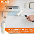 Harrier Hardware 15-Pack 6" Mini Paint Roller Covers 3/8" Nap