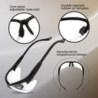 Global Vision Safety Shop Glasses - color: Black Frame/Clear Lens