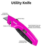 The Original Pink Box PB40TBK 40 Piece Tool Set and Bag, Pink