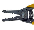 IDEAL Electrical 45-415 Premium Reflex T-5 Stripper - 10-20 AWG, Wire Stripper, Plier Nose, Slide Lock, Textured Grips,Yellow - size: 10-18 AWG Solid