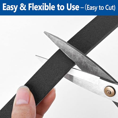 Self Adhesive Foam Tape Weatherstrip 1/4in x 1/4in x 33Ft High Density Foam Insulation Strips Foam Seal Weather Stripping with Strong Adhesive for Door and Window Sound Isolation Soundproofing - size: 1/4in x 1/4in x 33Ft
