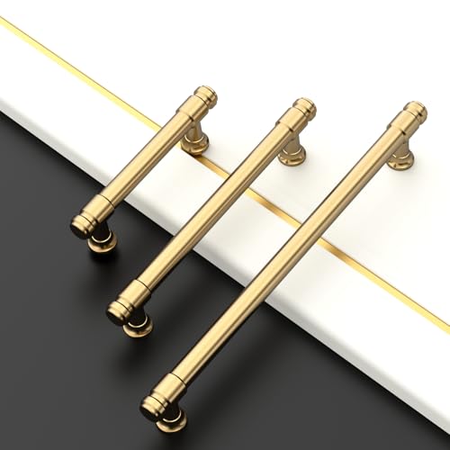 9BUILD 10 Pack 7.5 Inch Champagne Bronze Cabinet Handles,Kitchen Hardware - color: Champagne Bronze, size: 7.5"/192MM Hole Center