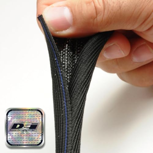 Design Engineering Easy Loom 3/16" (5mm) x 20' Split Sleeve Wire and Hose P - size: 3/16" (5mm) x 20'