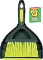 Pine-Sol Mini Dustpan and Brush Set | Nesting Snap-On Design | Portable,Compact Dust Pan and Hand Broom for Cleaning,Green,(Pack of 12) - size: (Pack of 12)