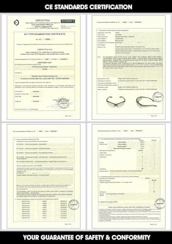 voltX CONSTRUCTOR Clear Full Lens Reading Safety Glasses +1.0 Dioptre - color: Clear, size: +1.0 Dioptre