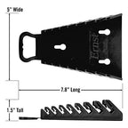 Ernst Manufacturing Gripper Reverse Wrench Organizer, 8 Tool, Black - color: Black, size: 8 Tool, style: Reverse