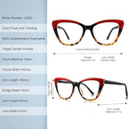 3 Pack Oversized Reading Glasses for Women with Spring Hinge - color: 3 Pack Mix C4*