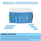 MAKERELE 24V MDR DIN Rail Power Supply 240W - style: 240W-24V