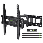 USX MOUNT TV Wall Mount for 32-74 inch Flat Screen/LED/4K up to 110lbs, Full Motion TV Mount Bracket with Swivel & Tilt Articulating Dual Arms, Max VESA 400x400mm, Fits 12/16" Wood Studs - size: 32-74inch