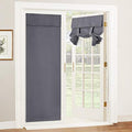 RYB HOME French Door Window Curtain Blackout Blind, W34 x L69, Grey, 1 Pc - color: Grey, size: 34"W x 69"L (Pack of 1)