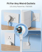 TROND Electrical Outlet Extender 360° Rotating Plug with 20W USB C, 18in - size: 1.5 FT 360° Rotating Plug