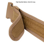 Security EMS EMT Firefighters Work Belt 2" Wide Camping Hiking Utility Tool Belt Airsoft Paintball Gear Holster Belt - color: Brown(2 Inch Width), size: Small