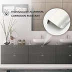 Ravinte Silver Finger Edge Pulls Drawer Edge Pulls 80mm/3.15 inch 6 Pack - size: 2-1/2" Hole Center,3.15" Overall Length