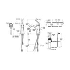 Open Box - Pfister LG42-DE0Y Arterra Single Hole Bathroom Faucet with Metal Pop